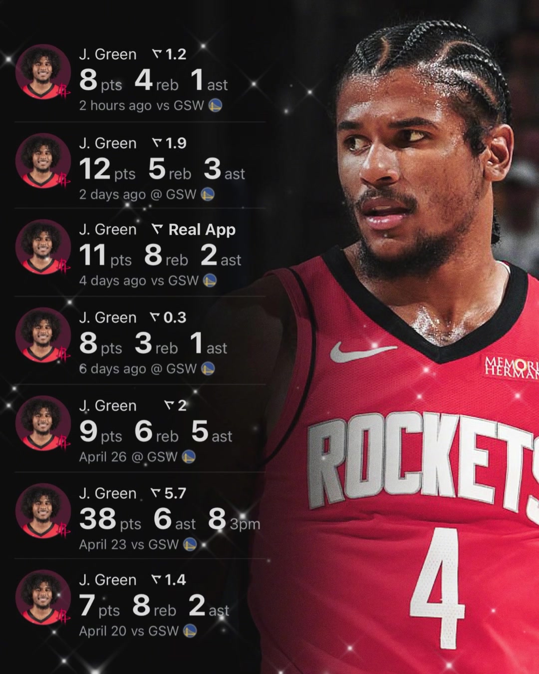 最高38分4場個位數(shù)杰倫-格林第一次季后賽之旅的表現(xiàn)一言難盡啊