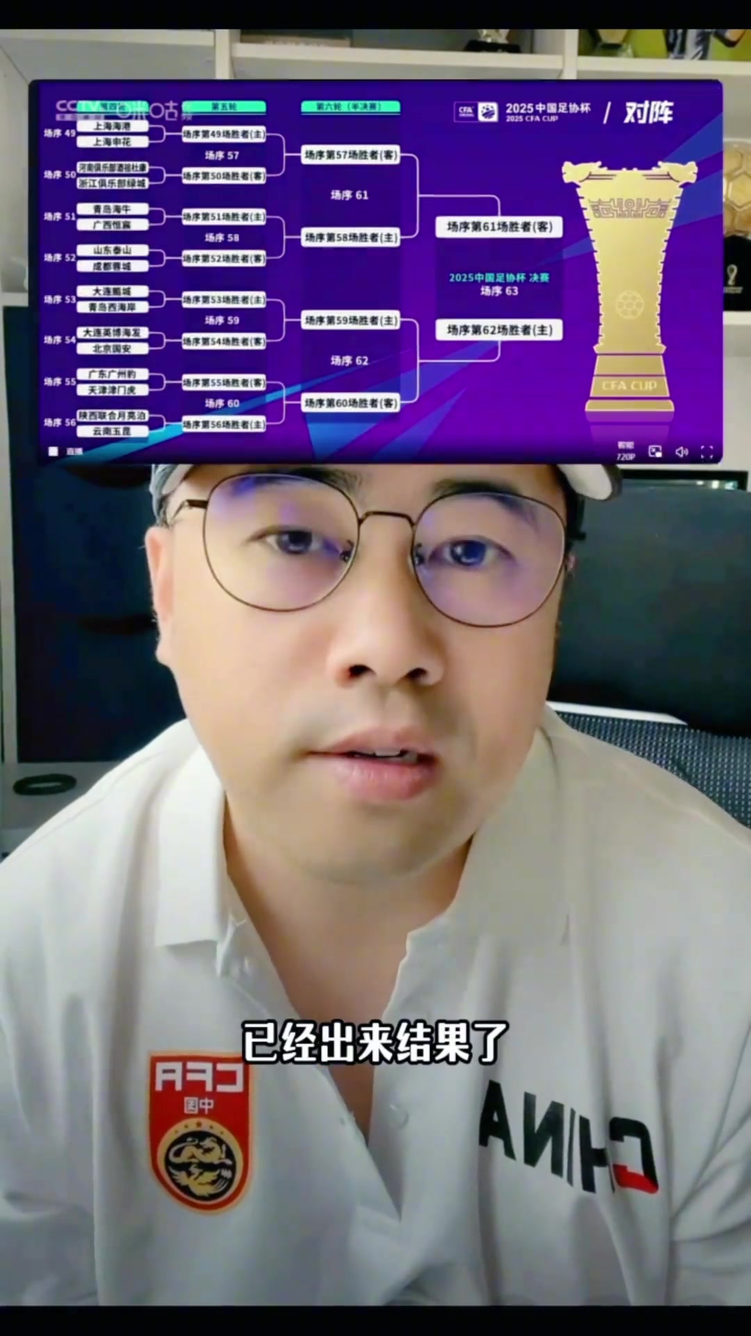 媒體人徐江談足協(xié)杯抽簽國安保送決賽上海德比韓國德比